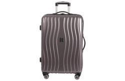 IT Luggage Hard 8 Wheel Medium Suitcase - Metallic.